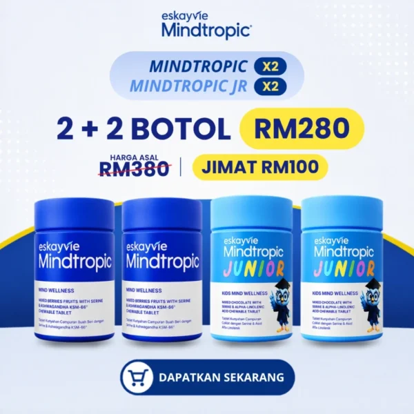 Mindtropic + Mindtropic Junior by Eskayvie - Kombo 4 Botol - Image 2